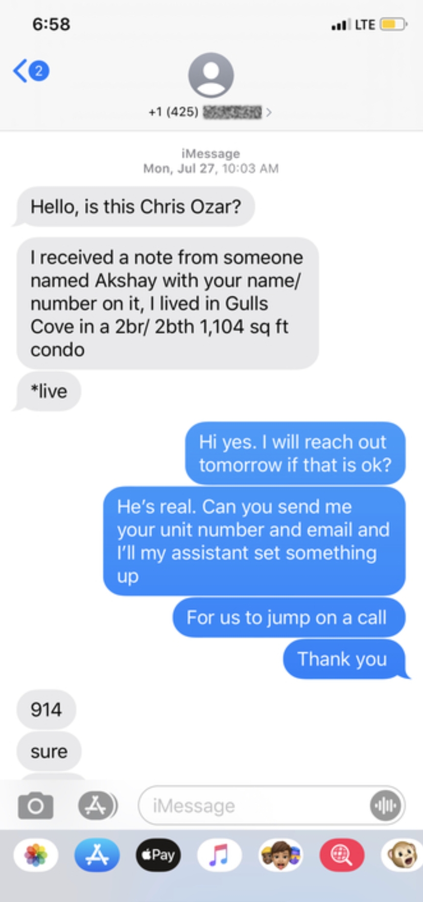 Homeowner reply 5
